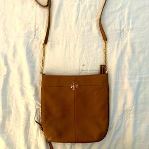 Tory Burch cognac/brown Ivy convertible shoulder bag